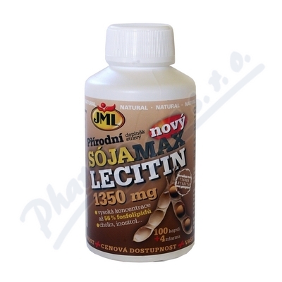 JML SojaMax Lecytyna żelki cps. 104x1350mg