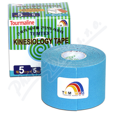 Tejp. TEMTEX kinesio tape Tourmaline modrá 5cmx5m