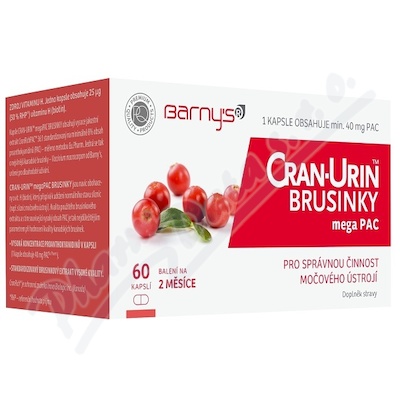 Barnys Cran-Urin megaPAC żurawina cps.60