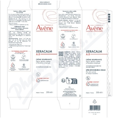 AVENE XeraCalm Relipidační krém 200ml