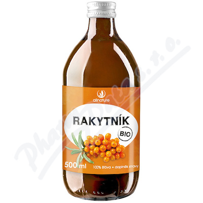 Allnature Sok z rokytnika 100% BIO 500ml