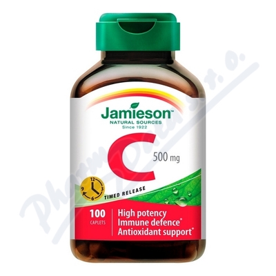 JAMIESON Witamina C 500mg ze stopniowym uwal.tbl.100