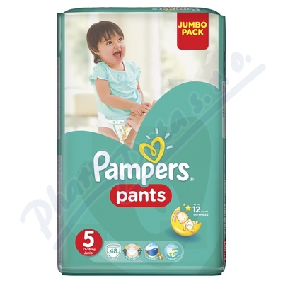 Pampers Pants 5 plenkové kalhotky 12-17kg 48ks