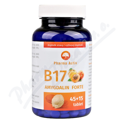 Witamina B17 FORTE Amygdalin 45+15tbl. Gratis