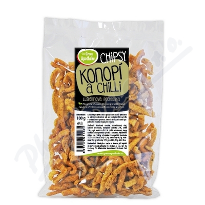 Green Apotheke Chipsy z konopią i chilli 100g