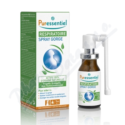 PURESSENTIEL Sprej proti bolesti v krku 15 ml