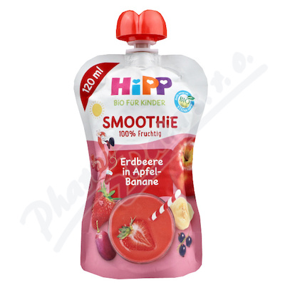 HiPP BIO Smoothie Jabłko-Banan-Czerwone owoce 120g