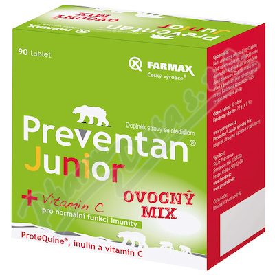 Preventan Junior owocowy mix tbl. 90