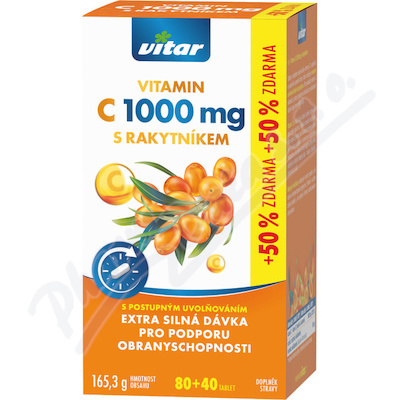 Revital Premium Witamina C 1000mg +rokitnik tbl.120