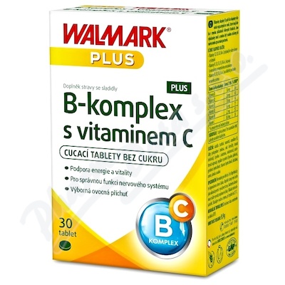 Walmark B-komplex PLUS z witaminą C tbl.30