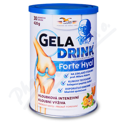 Geladrink FORTE HYAL napój w proszku pomarańcza 420g