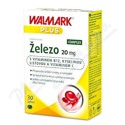 Walmark Żelazo 20mg tbl.30