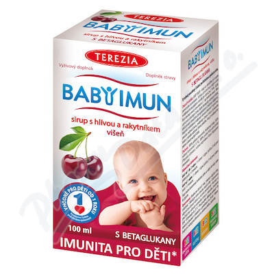 BABY IMUN syrop z boczniakiem i rokitnikiem WIŚNIA 100ml