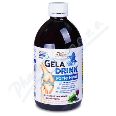 Geladrink FORTE HYAL biosol czarna porzeczka 500ml