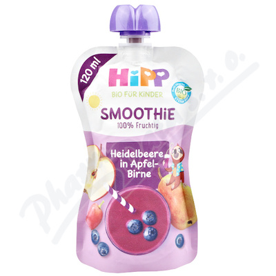 HiPP BIO Smoothie Jabłko-Gruszka-Jagoda 120ml