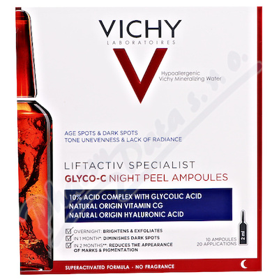 VICHY LIFTACTIV SPECIALIST Glyco-C Ampułki przeciw przebarwieniom na noc 10x2ml