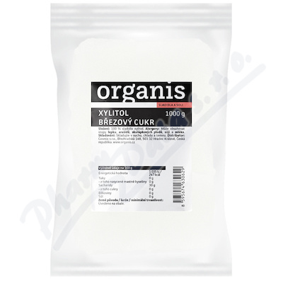 Organis Xylitol - cukier brzozowy 1000 g