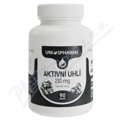 Uniospharma Aktywny węgiel 210mg tbl.90