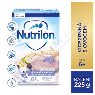 Nutrilon Kaszka wieloziarnista z owocami 225g