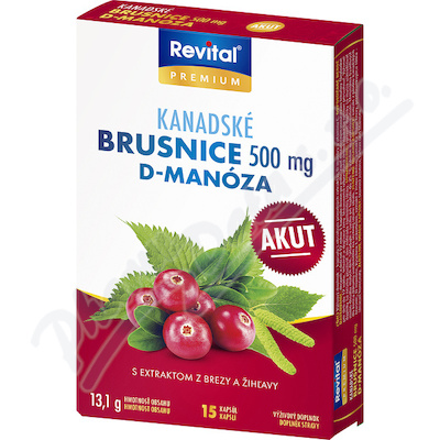 Revital Żurawina kanadyjska Akut 500 mg cps.15