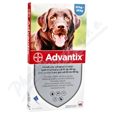 Advantix pro psy nad 25kg spot-on a.u.v.4x4ml