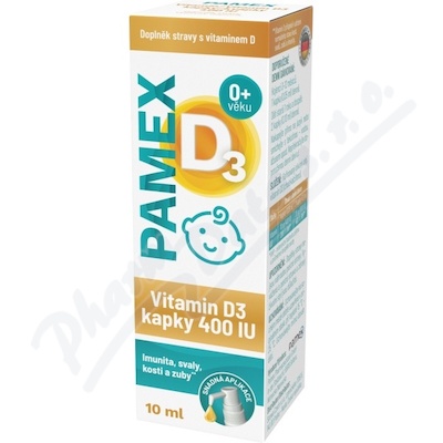 Vitamin D3 baby 400IU kapky 10ml