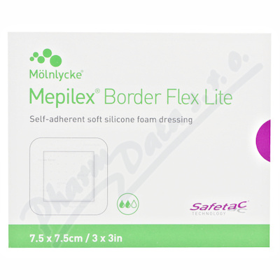 Krytí Mepilex Border Flex Lite 7.5x7.5cm 5ks