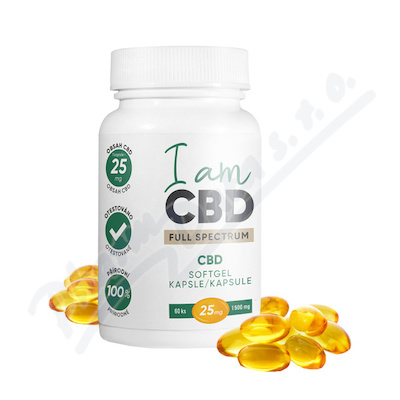 I am CBD Full Spectrum CBD kapsle 1500mg cps.60