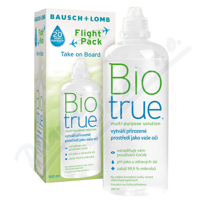 Biotrue multi-purpose solution Flight Pack 100ml