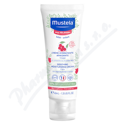 Mustela Zklidňující hydr.krém Obličej 40ml repack