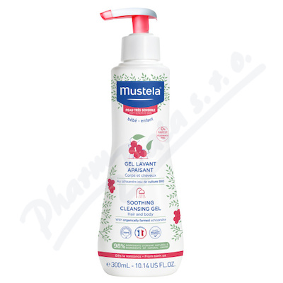 Mustela Zklidňující čisticí gel 300ml repack