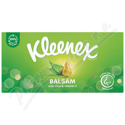 KLEENEX Kapesníky papírové Balsam Box 64ks