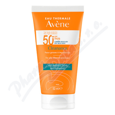 AVENE Cleanance Sun Sluneční ochrana SPF50+ 50ml