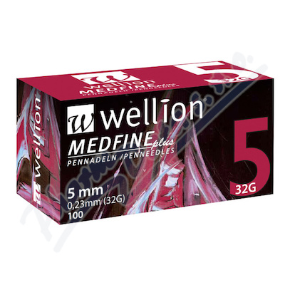 Wellion MEDFINE jehly inz.pera 0.23x5mm 32G 100ks