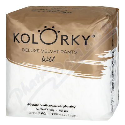 KOLORKY DELUXE VELV.PANTS eko plenky L 8-13kg 19ks