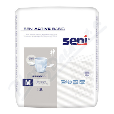 Seni Active Basic Medium ink.plen.kalhotky 30ks