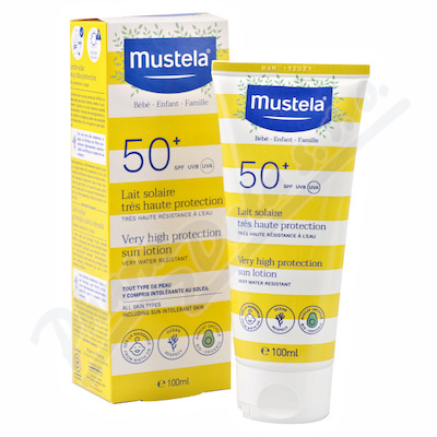 Mustela Opalovací mléko 50+ 100ml