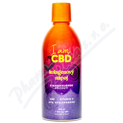 I am CBD kolagen.nápoj s CBD+vit.C+kys.hyal.500ml