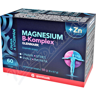 Magnesium B-komplex Glenmark tbl.60