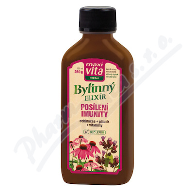 Maxi Vita Herbal bylin.elixír Posíl.imunity 200ml