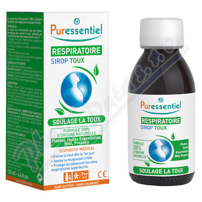 PURESSENTIEL Sirup proti kašli 125ml