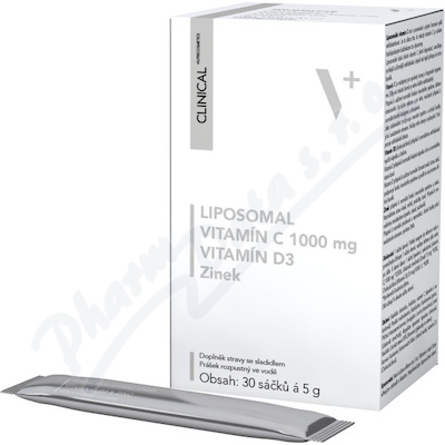 LIPOSOMAL Vitamín C+D3+Zinek 30x5g