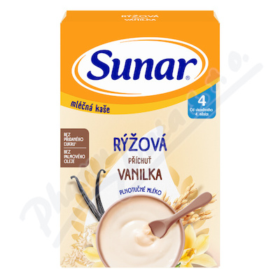 Sunar Mléčná rýžová kaše příchuť Vanilka 210g