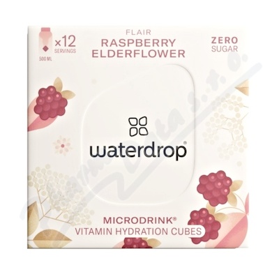 Waterdrop Flair Rasberry/Elderflower 12ks