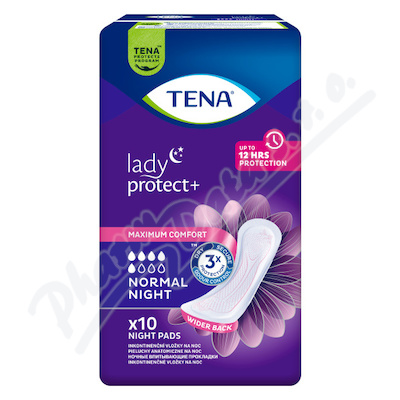 TENA Lady Protect+ Normal Night ink.vl.10ks 760765