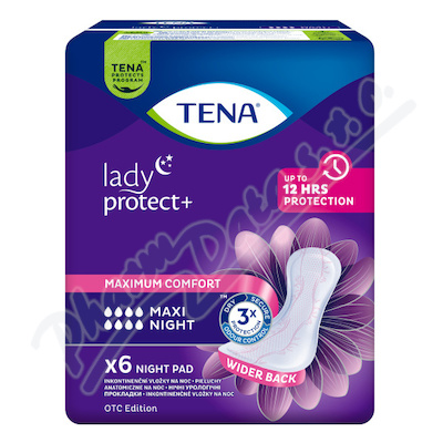 TENA Lady Protect+ Maxi Night ink.vlož. 6ks 760984