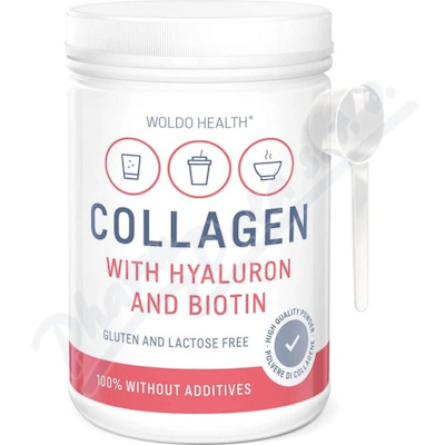 WoldoHealth Kolagen s kyselinou hyaluronovou 500g