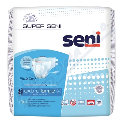 Seni Super Extra Large 10 ks ink. plen. kalh.