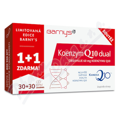 Barnys Koenzym Q10 Dual edycja limitowana cps.60