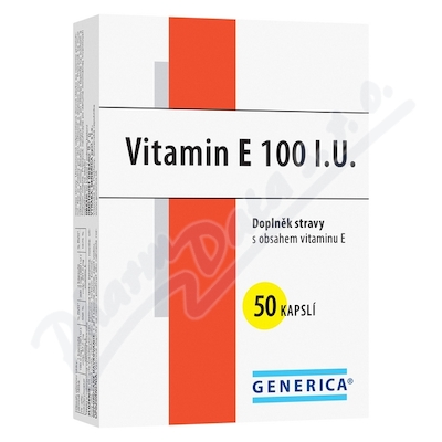 Witamina E 100 I.U. cps.50 Generica